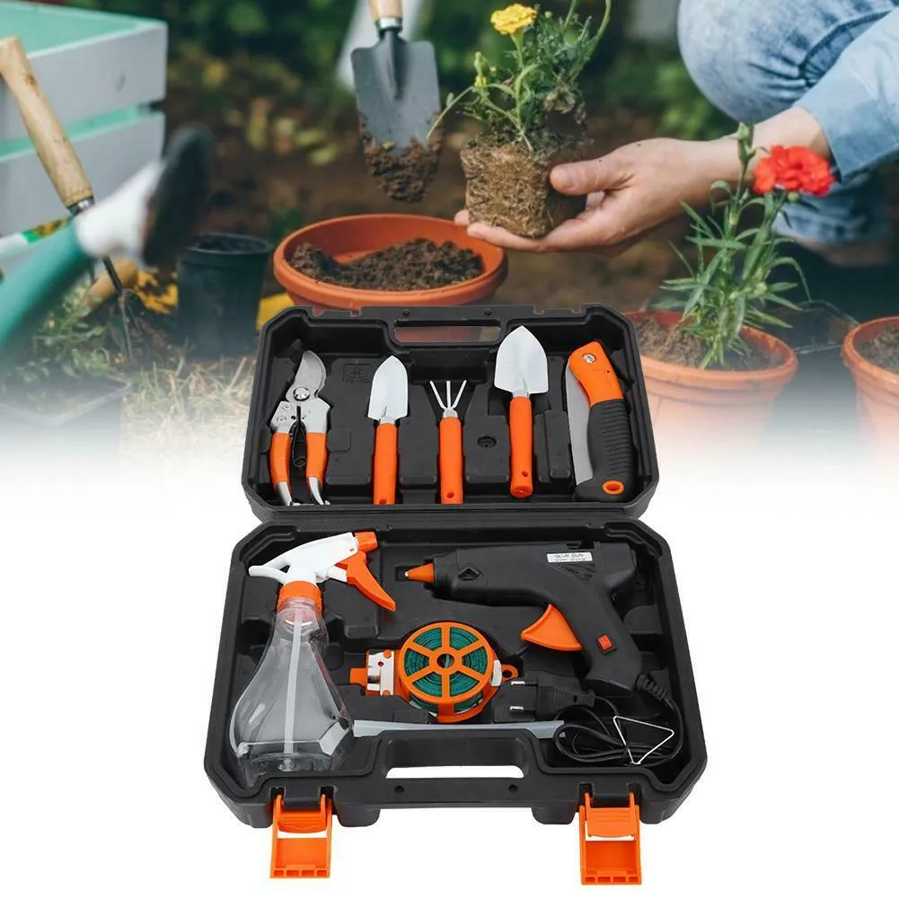 11 Pcs Garden Tools Set | Gardening Shovel & Rake, Household Tools
