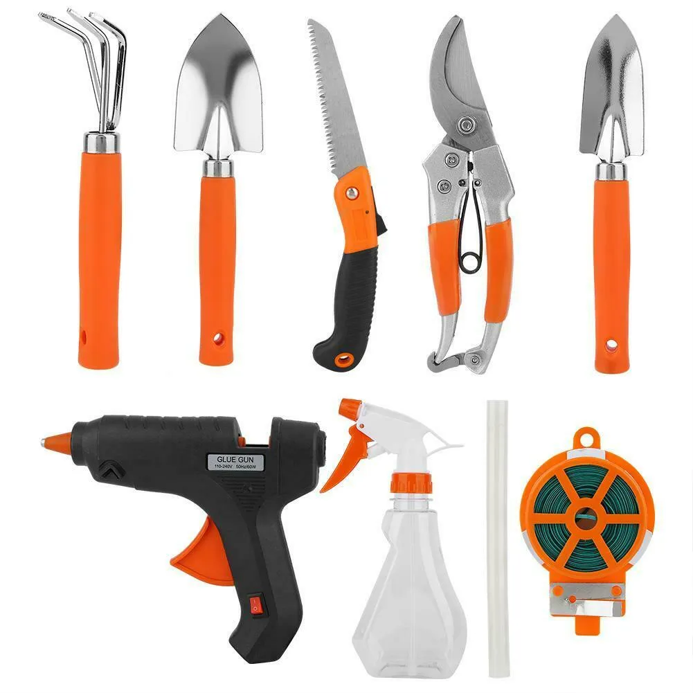11 Pcs Garden Tools Set | Gardening Shovel & Rake, Household Tools