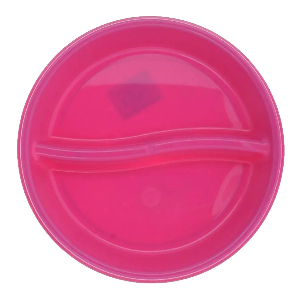 2 Microwave Plate Meal Measure Healthy Eating Portion BPA Free Dishwasher Safe