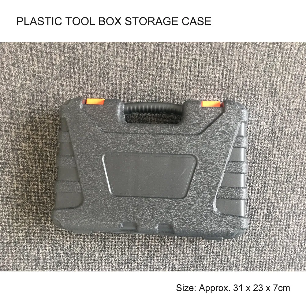 25Pcs Household Hand Tools Set | Kit Box with Hard Storage Case, Home Supplies