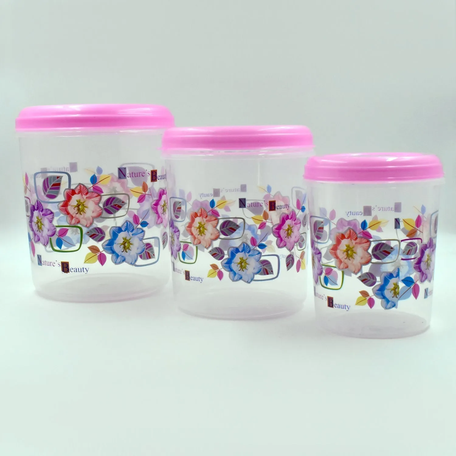 3 Pc Storage Container used in all kinds of places including household and offices for storing stuffs and items etc.