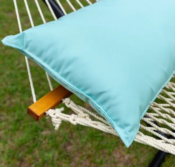 52" Long Hammock Pillow - Sunbrella Canvas Glacier