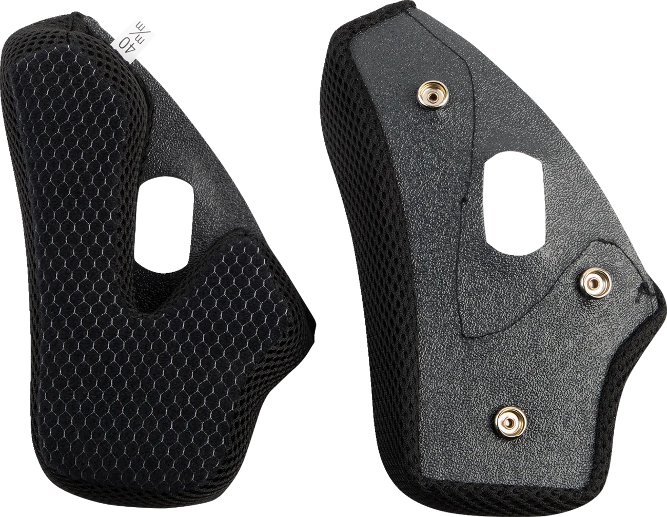 AFX FX-37X Cheek Pads - Black - Large 0134-3384