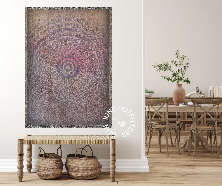 Bohemian Mandala Woven Blanket Tapestry