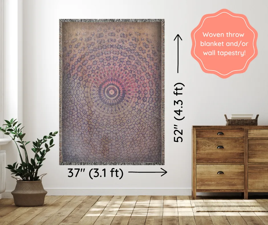 Bohemian Mandala Woven Blanket Tapestry