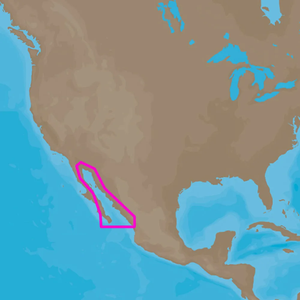 C-MAP  4D NA-D950 Gulf of Califonia , Mexico [M-NA-D950-MS]