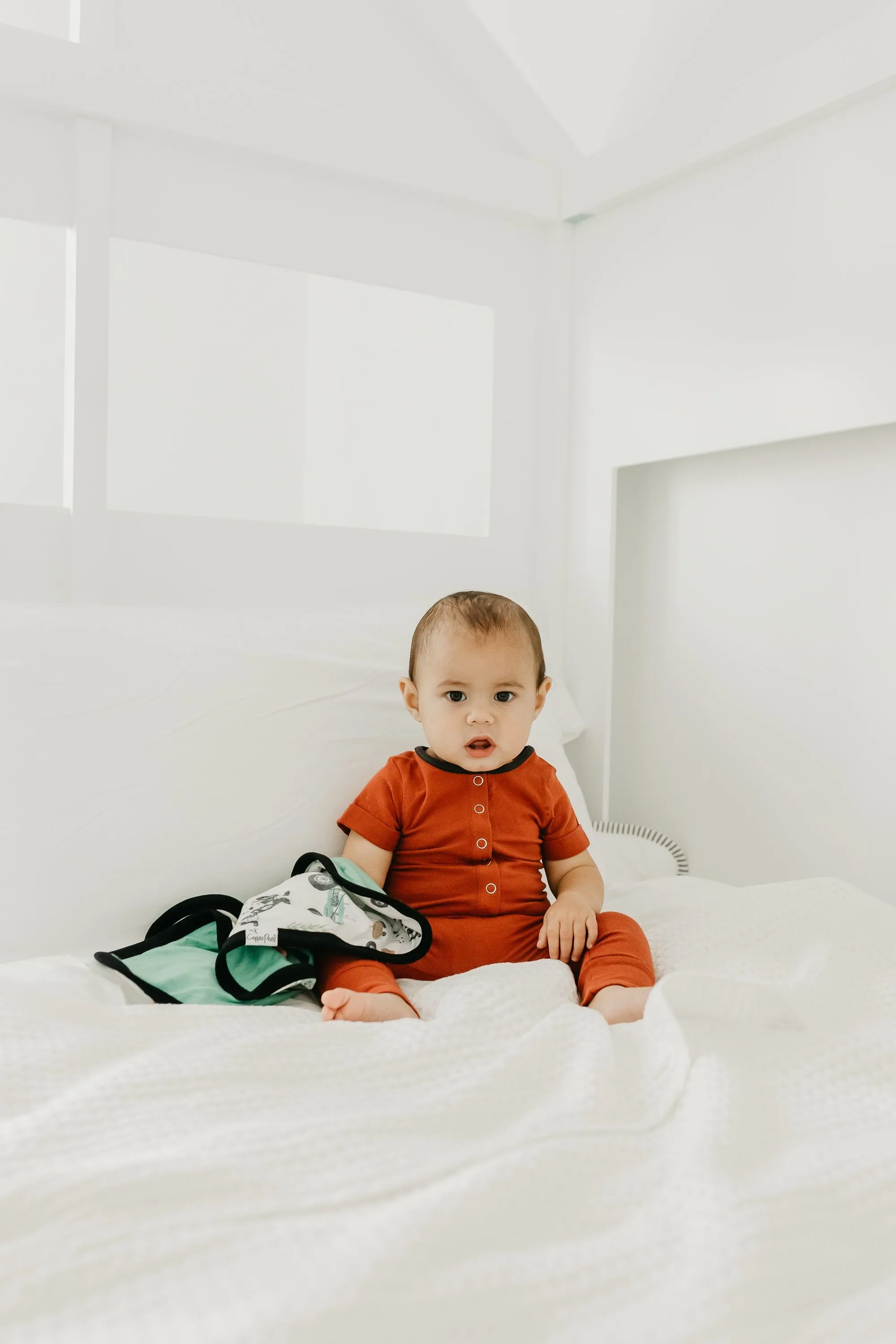 Copper Pearl Three-Layer Security Blanket Set | Jo