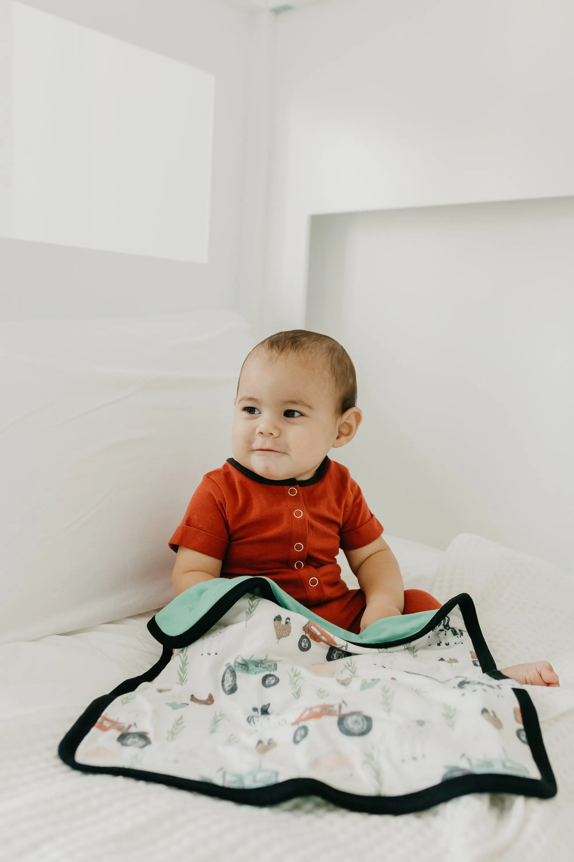Copper Pearl Three-Layer Security Blanket Set | Jo