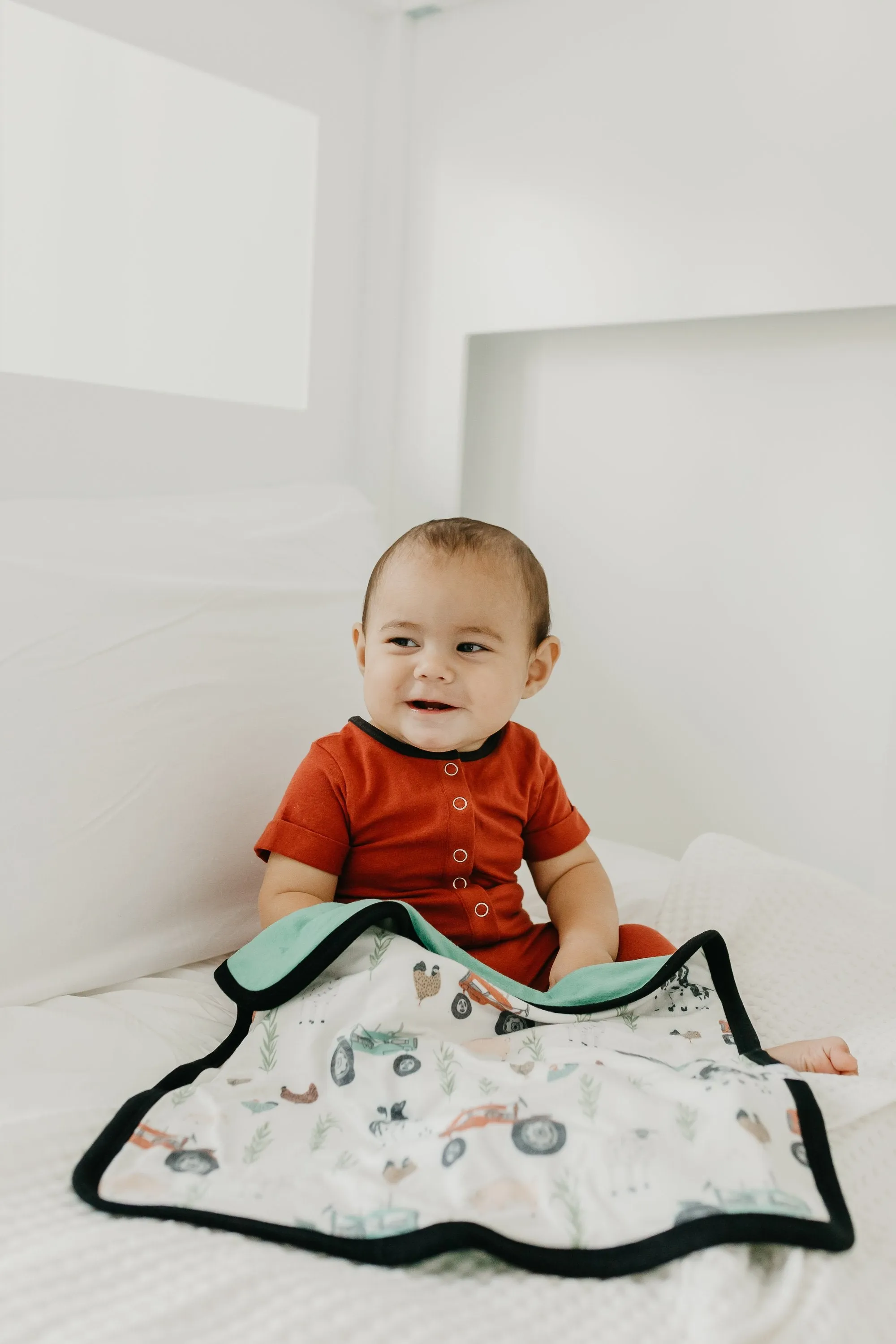 Copper Pearl Three-Layer Security Blanket Set | Jo