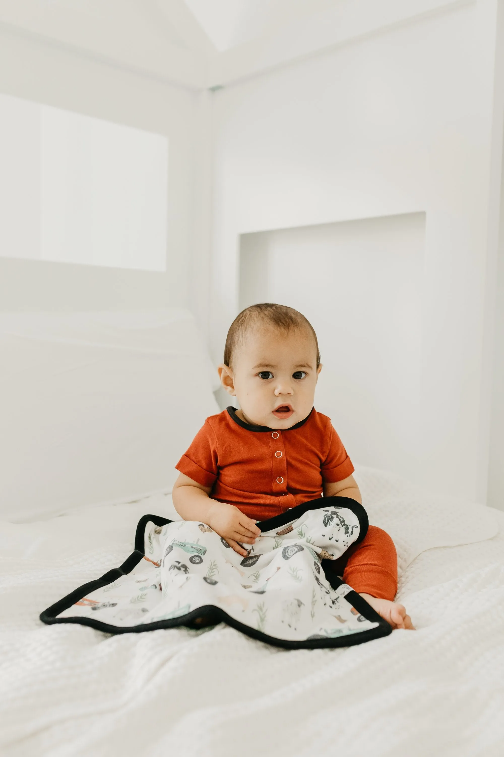 Copper Pearl Three-Layer Security Blanket Set | Jo