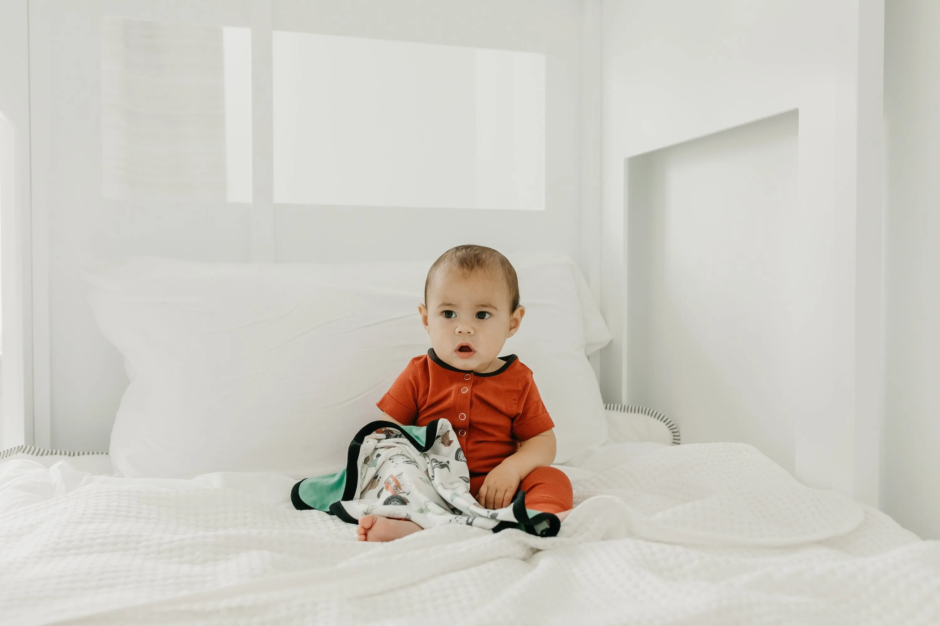 Copper Pearl Three-Layer Security Blanket Set | Jo