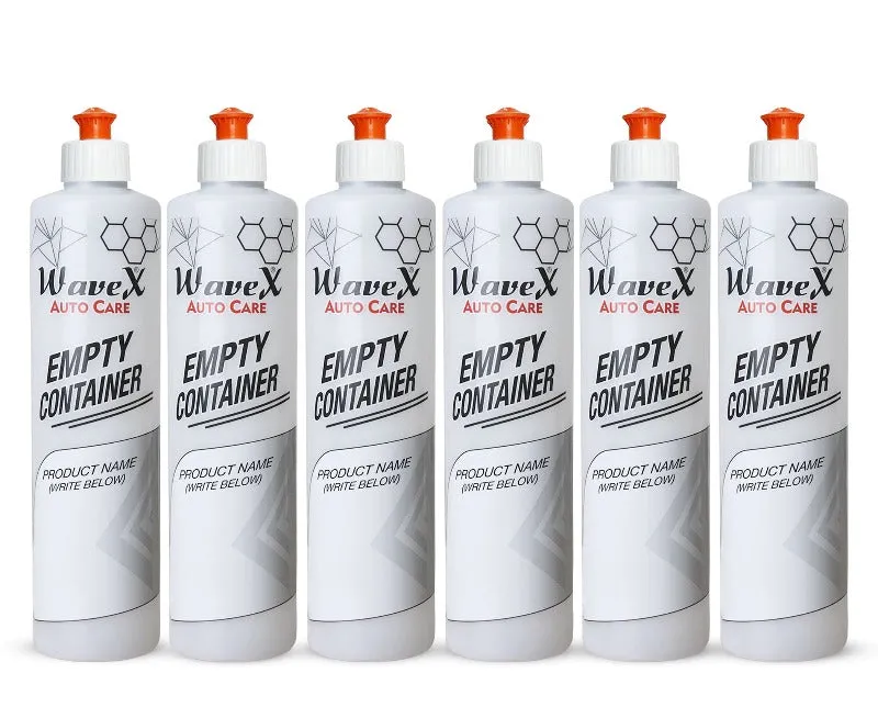 Empty Container Bottles (Pack of 6 Pull-Push Trigger Containers)