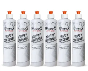 Empty Container Bottles (Pack of 6 Pull-Push Trigger Containers)