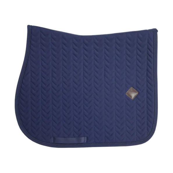 Fishbone Jump Saddle Pad - Navy