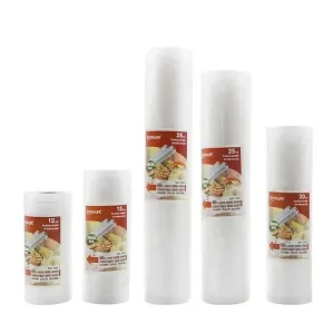 Food Vacuum Sealer Bags 5 Sizes for Kitchen Storage