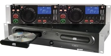 Gemini CDX-2410 2U Rackmount Dual MP3-CD Player