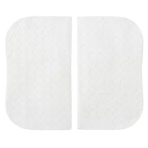 Halo Bassinest White Mattress Pad Twin 2-Pack