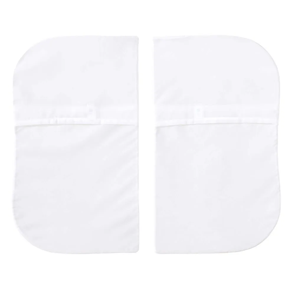 Halo Bassinest White Mattress Pad Twin 2-Pack