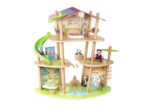 Hape Pandas’ Bamboo House (Direct Shipping)