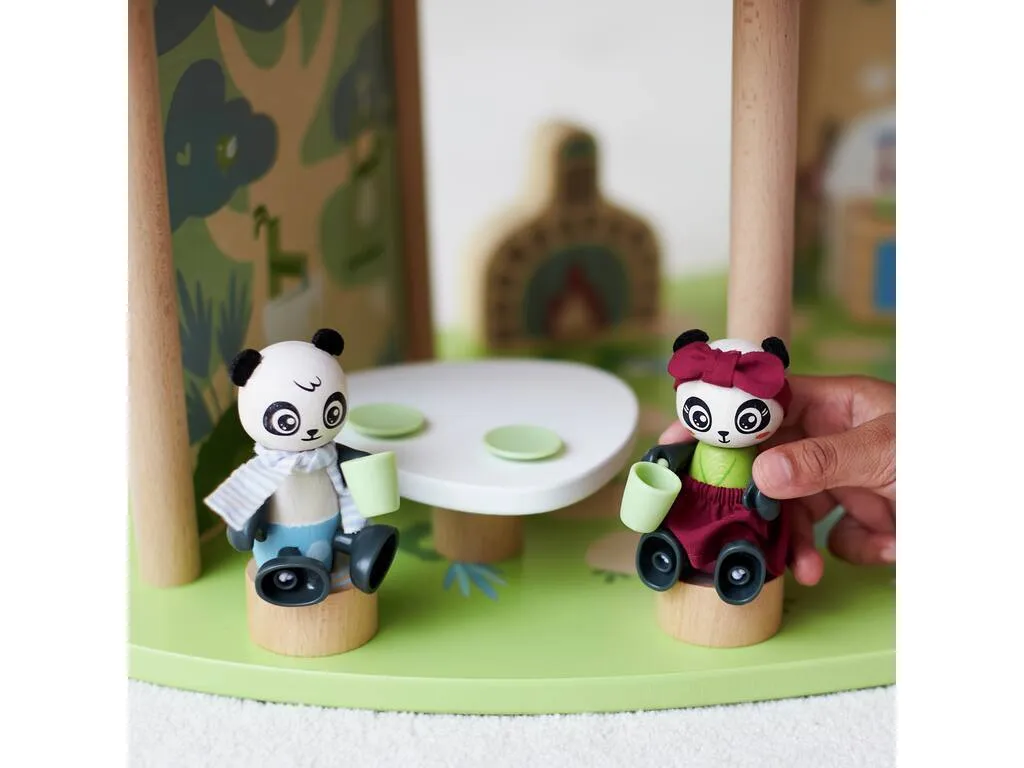 Hape Pandas’ Bamboo House (Direct Shipping)