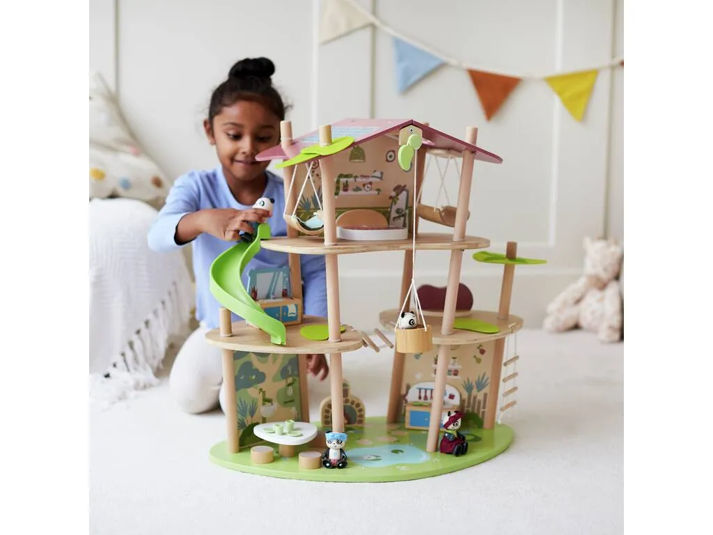 Hape Pandas’ Bamboo House (Direct Shipping)
