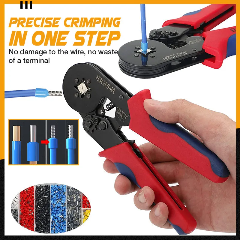 Hot Sale Ratchet Tubular Terminal Wire Crimpers Set