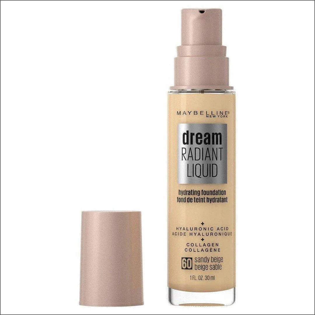 Maybelline Dream Radiant Liquid Hydrating Foundation - Sand Beige 60  30ml