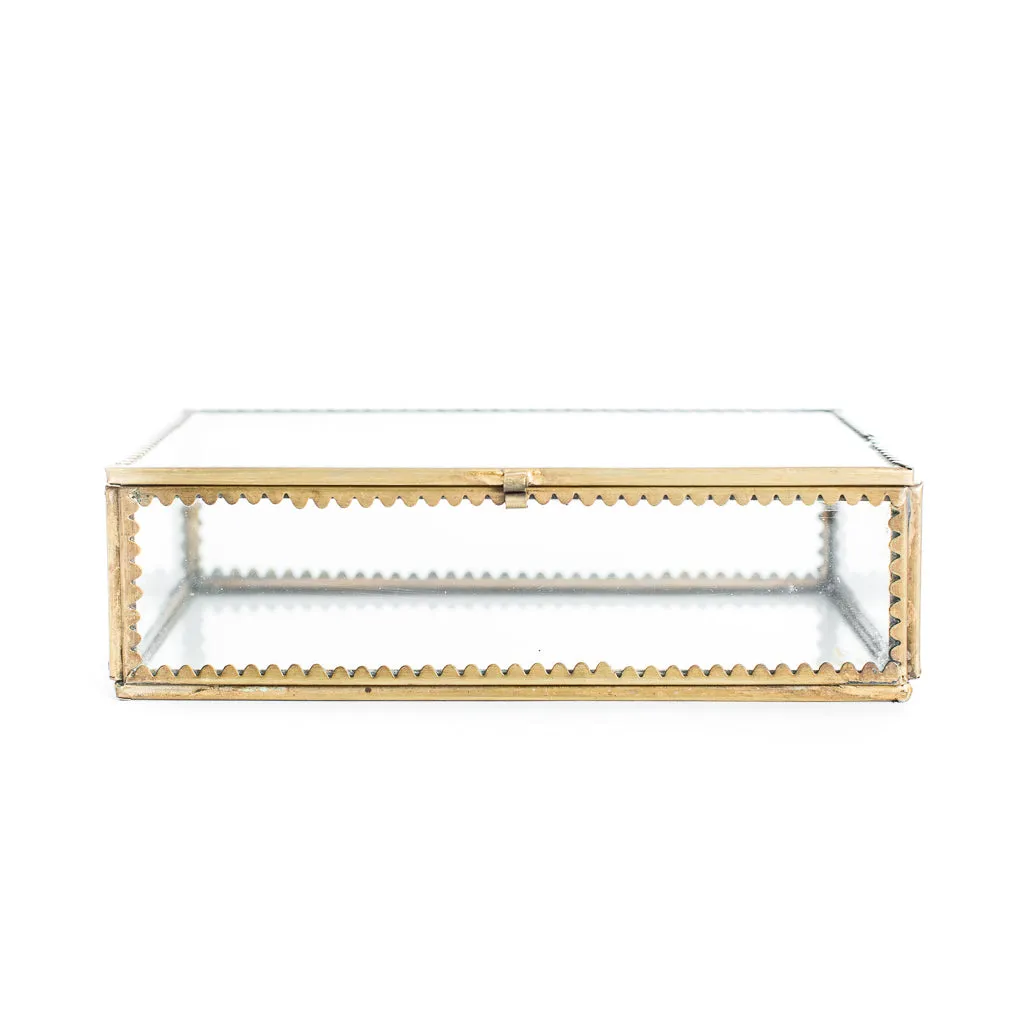Scalloped Brass Box