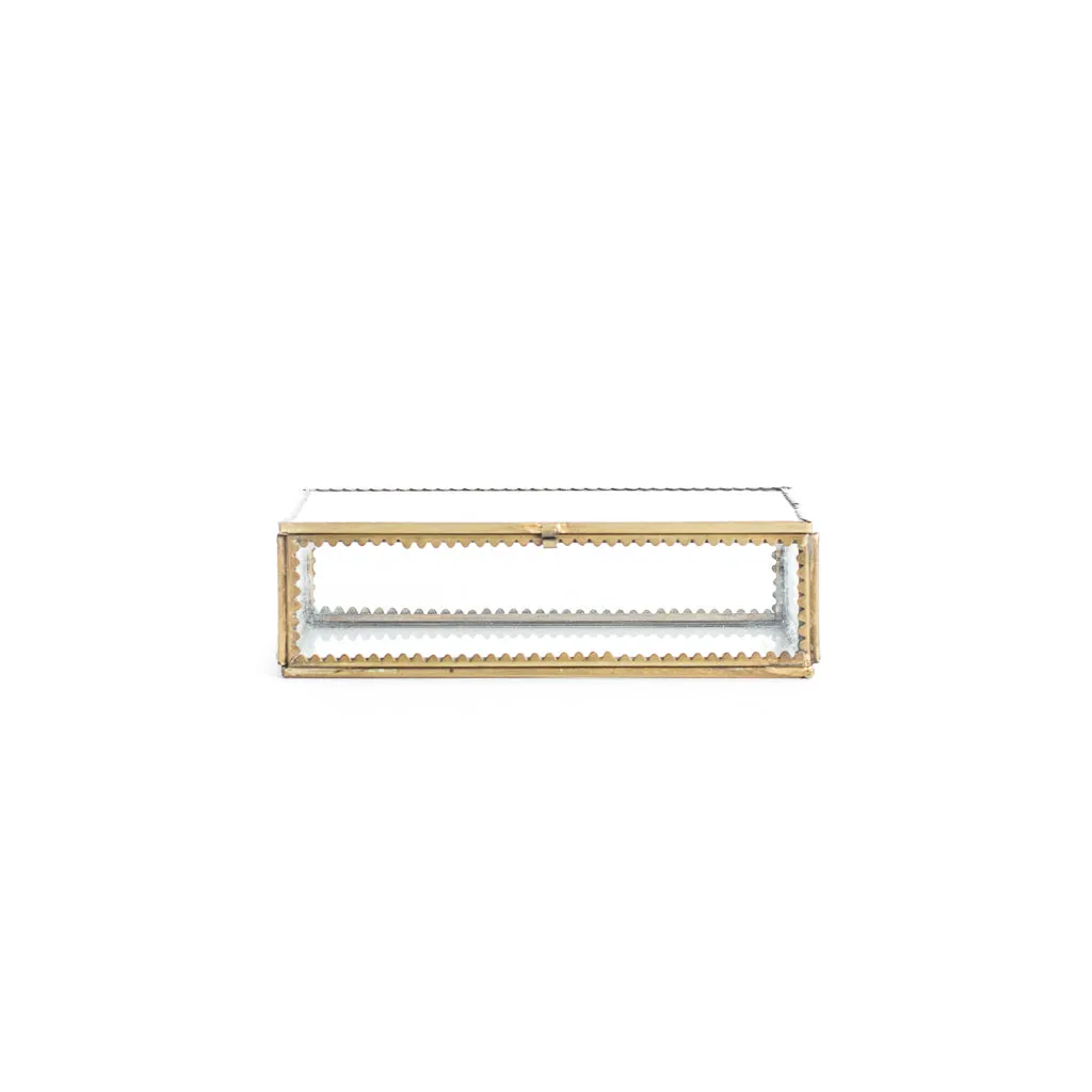 Scalloped Brass Box
