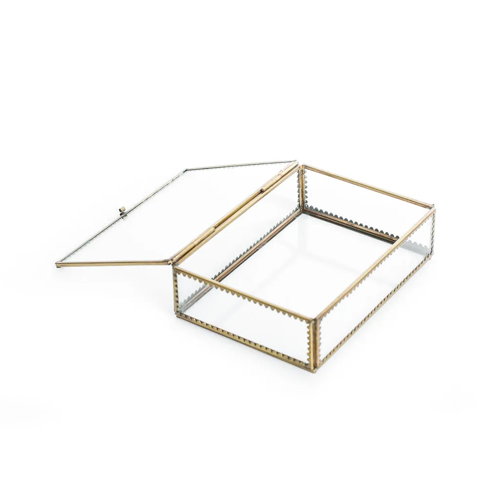 Scalloped Brass Box