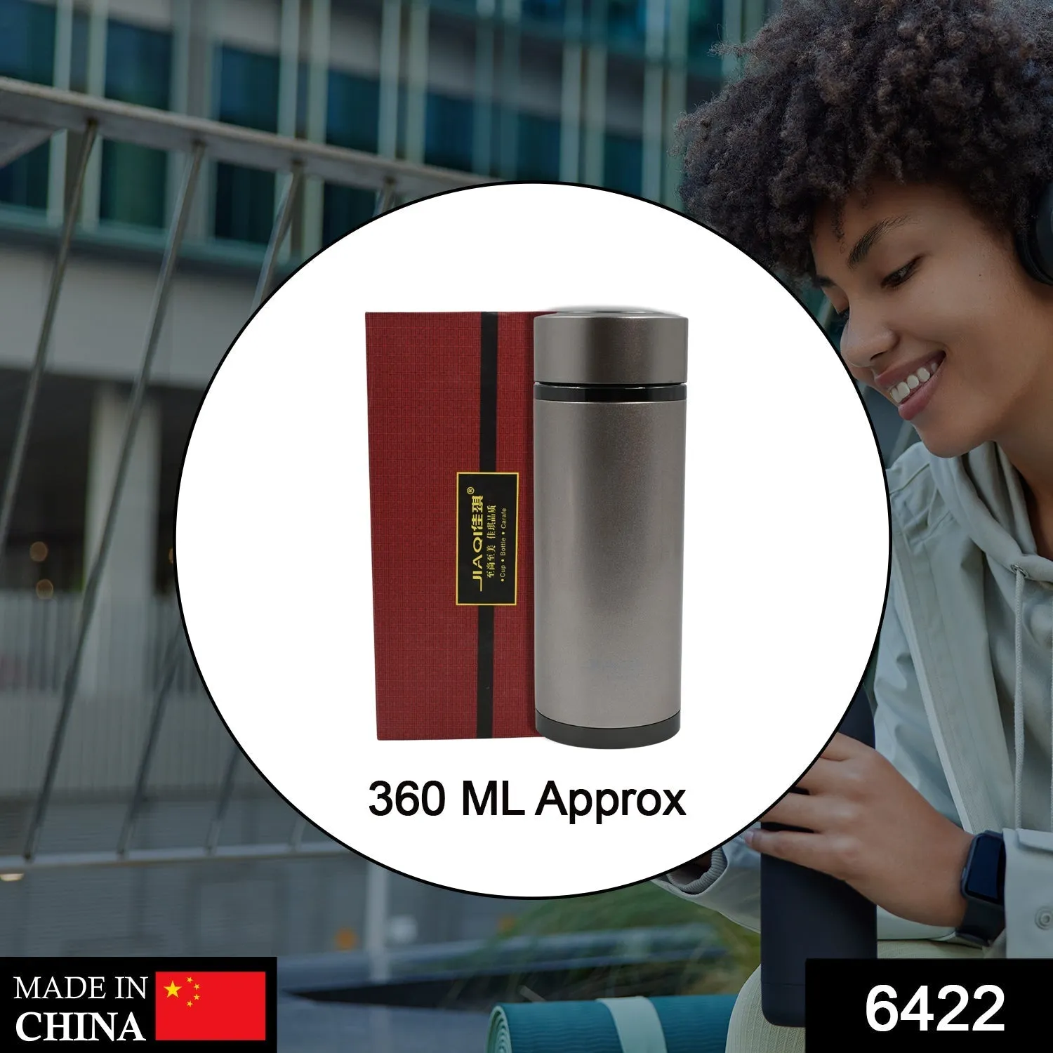Stainless Steel Bottle used in all households and official purposes for storing water and beverages etc.