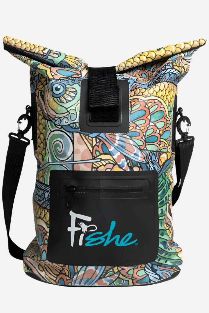 Tropical Tarpon Roll Tote Dry Bag